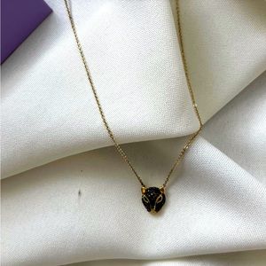 Melinda Maria Baby Jaguar Diamondette Necklace